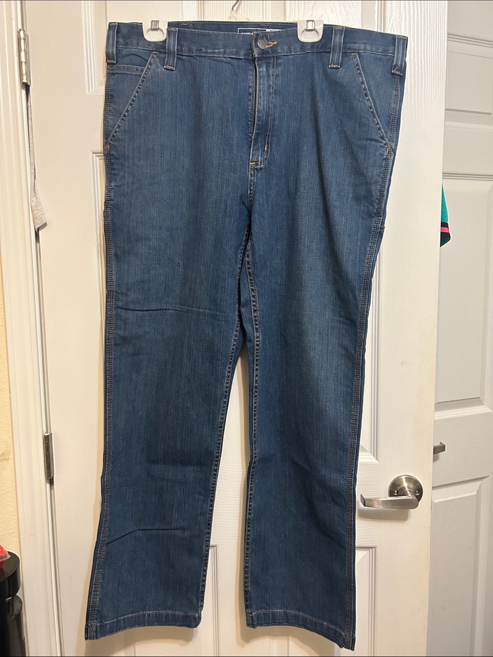 Carhart Relaxed Fit  Straight Leg Denim Jeans  40x32 New